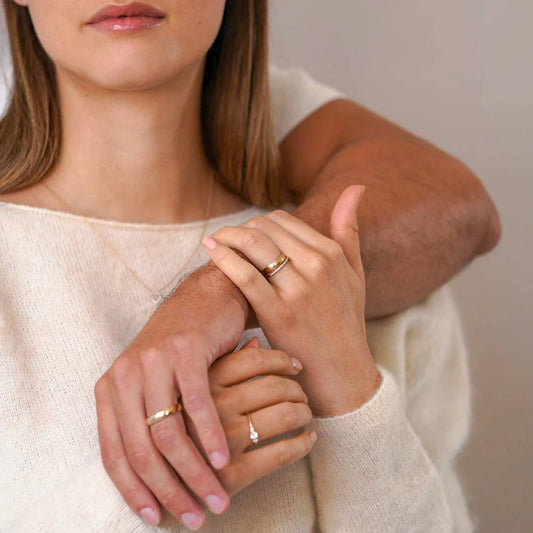 Grand Half Domed Band Ring