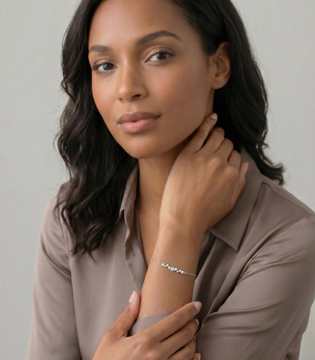 Aina Diamantarmband aus Weißgold mit elegantem Design