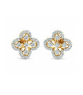 Adelaide Diamant-Ohrstecker aus Gold mit elegantem Design