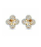 Adelaide Diamant-Ohrstecker aus Gold mit elegantem Design