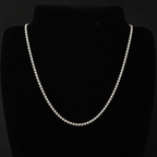 Diamant-Halskette aus Weißgold mit elegantem Ketten-Design