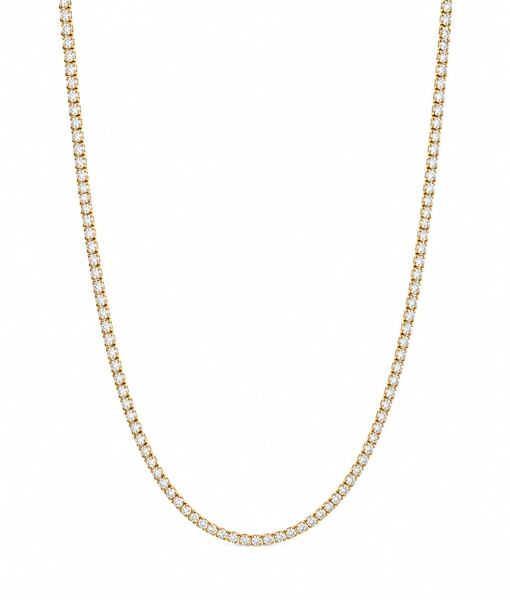 Aeterna Diamant-Halskette aus Gold mit elegantem Anhänger