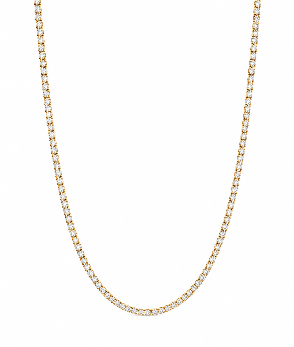 Aeterna Diamant-Halskette aus Gold mit elegantem Anhänger