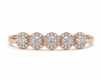 Agape Diamant Versprechen Ring
