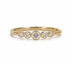 Alcyone Diamant-Memory-Ring aus Gold mit elegantem Design