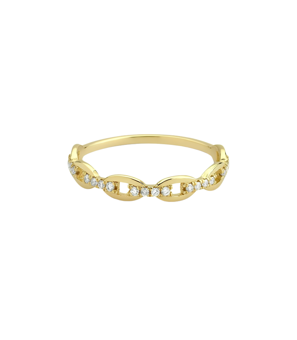 Allurea Diamantring aus Gold mit elegantem Design