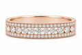 Alma Diamant-Memory-Ring aus Roségold mit elegantem Design