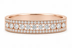 Alma Diamant-Memory-Ring aus Roségold mit elegantem Design