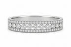 Alma Diamant-Memory-Ring aus Weißgold mit elegantem Design