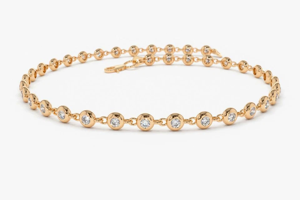 Amada Diamant-Armband aus Roségold mit funkelnden Akzenten