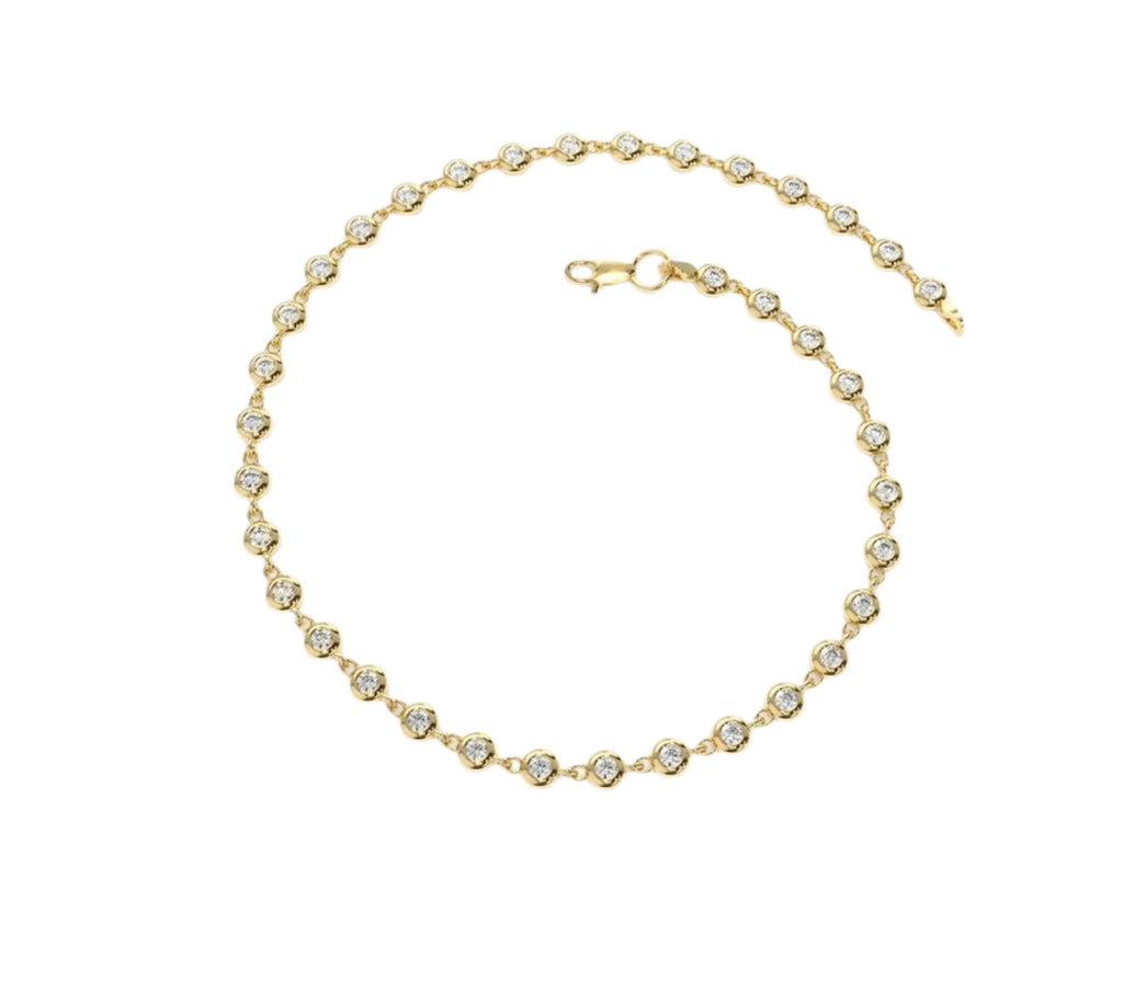 Amada Diamant-Armband aus Roségold mit funkelnden Akzenten