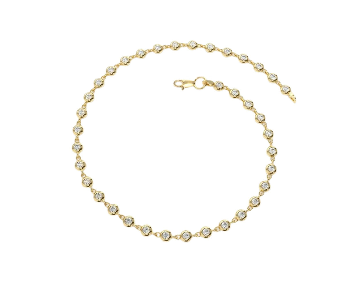 Amada Diamant-Armband aus Roségold mit funkelnden Akzenten