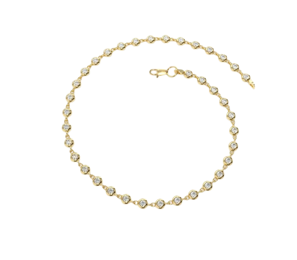 Amada Diamant-Armband aus Roségold mit funkelnden Akzenten