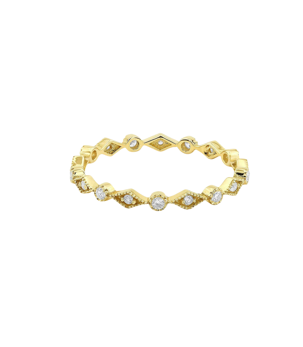 Andromeda Diamantring aus Gold mit elegantem Design