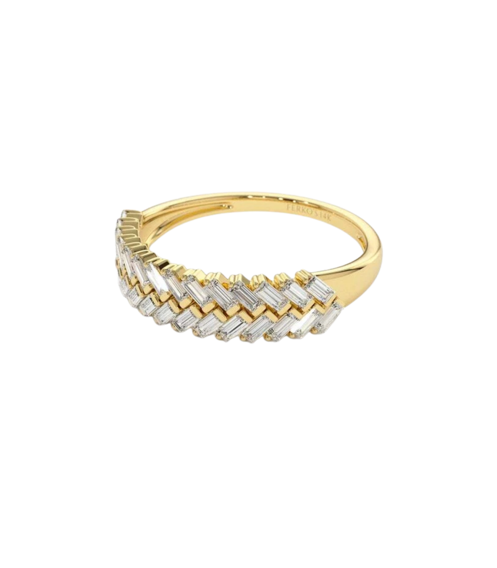 Anima Diamant-Memory-Ring aus Gold mit elegantem Design