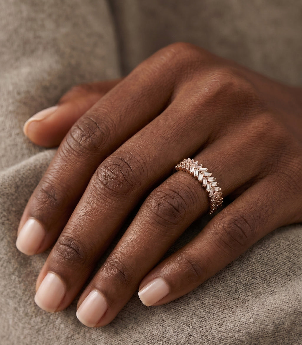 Anima Diamant-Memory-Ring aus Roségold mit elegantem Design