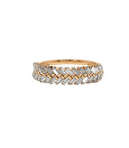 Anima Diamant-Memory-Ring aus Roségold mit elegantem Design