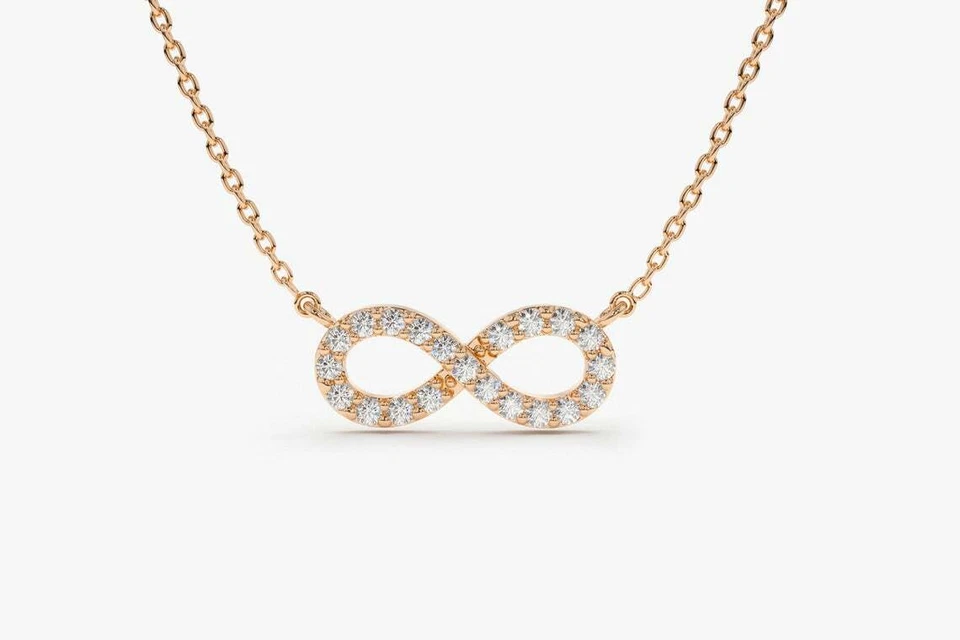 Aperion Diamantkette aus Roségold mit elegantem Design