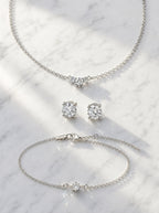 DSL Diamond Schmuckset in Gold mit Zirkonia