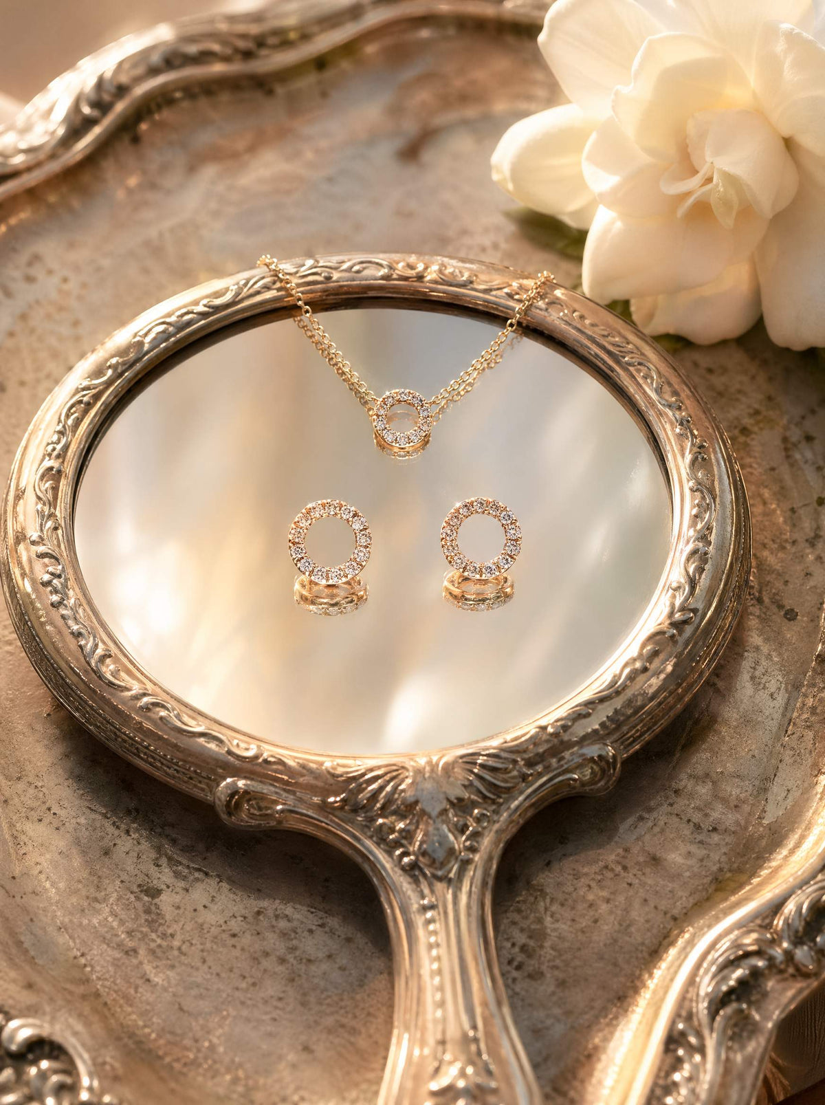VIDA Diamond Schmuckset in Gold mit Zirkonia