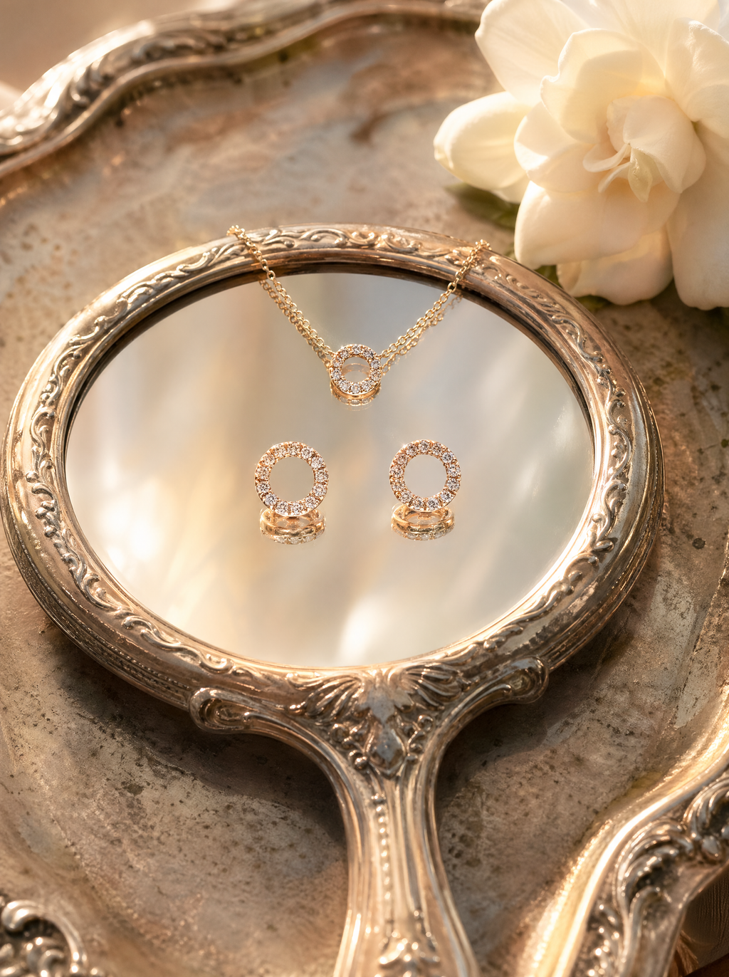 VIDA Diamond Schmuckset in Gold mit Zirkonia