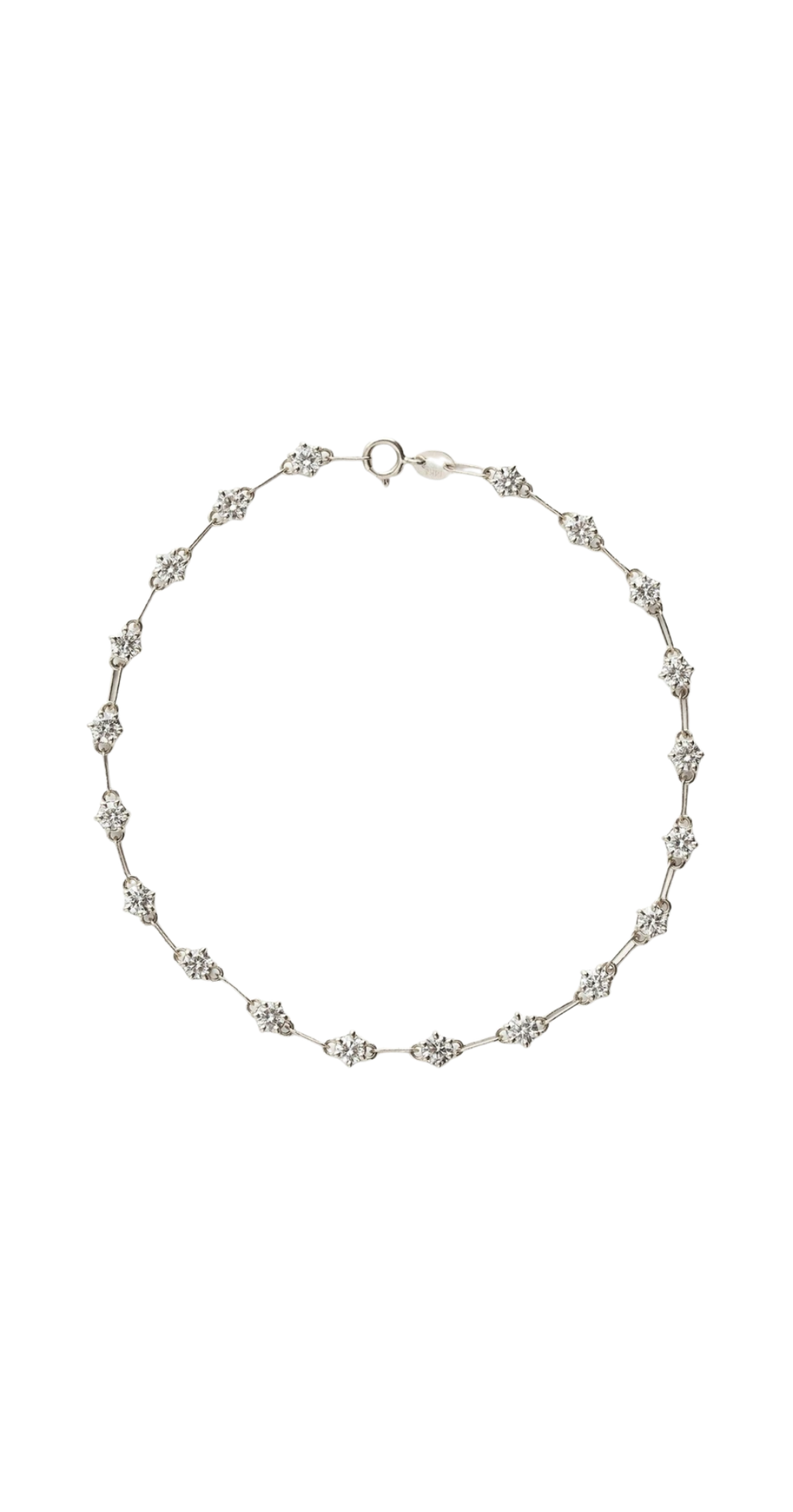 Araceli Diamant-Armband aus Silber mit funkelnden Akzenten