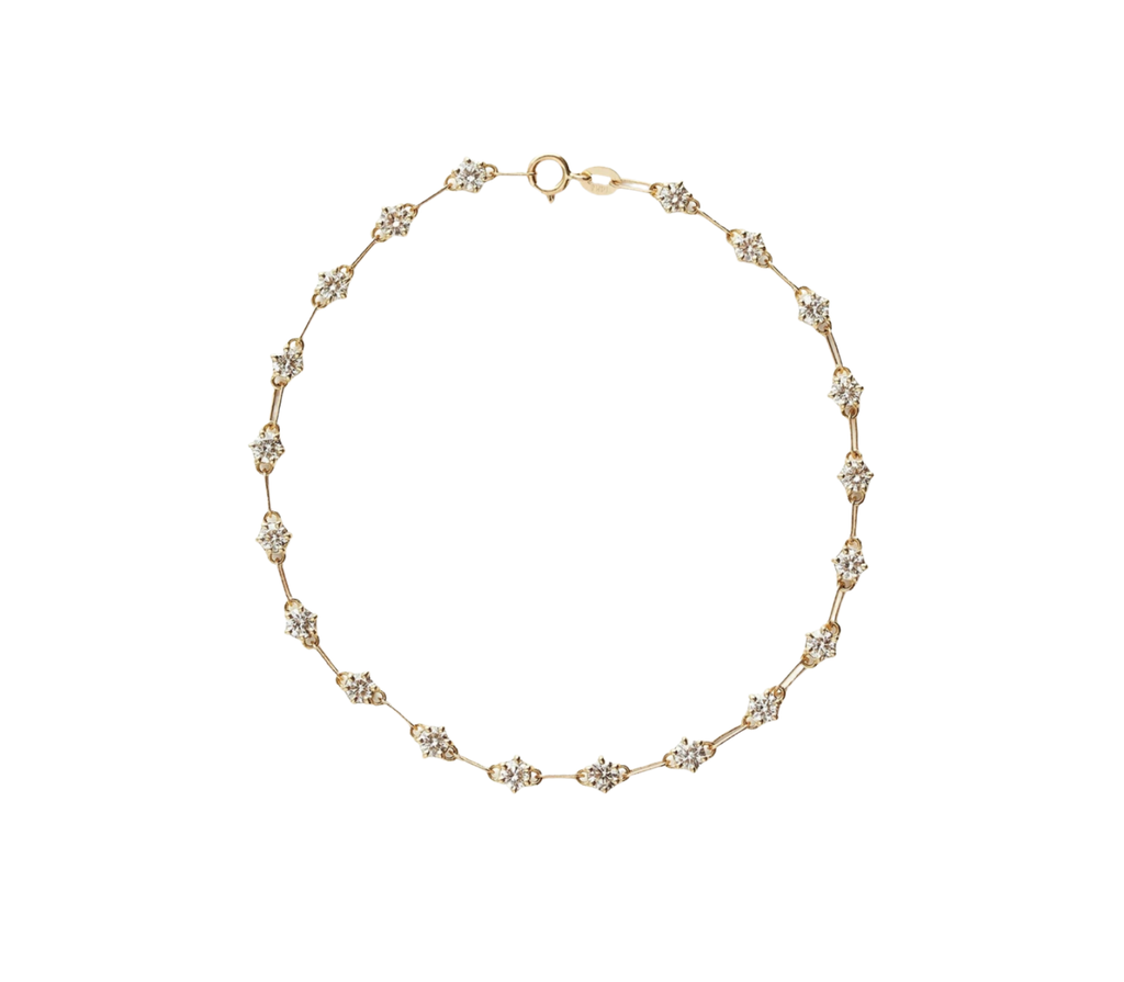 Araceli Diamant-Armband aus Gold mit funkelnden Akzenten