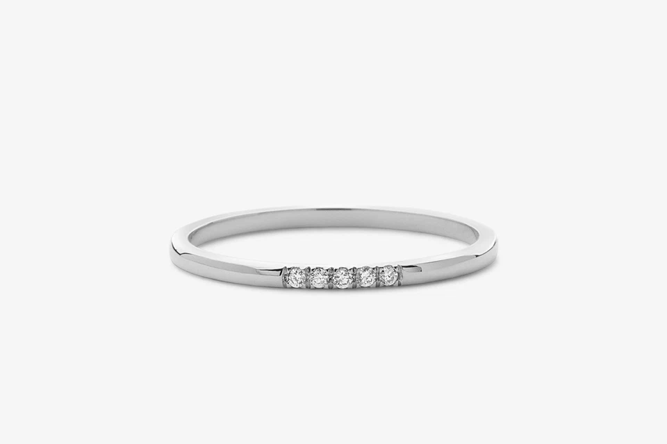 Aria Diamant-Ring aus Silber mit funkelnden Akzenten edel