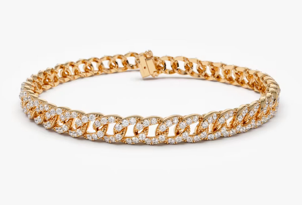 Arian Diamant-Gliederarmband aus Roségold mit elegantem Design