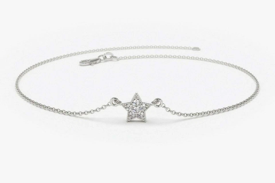 Astra-Lien Diamantarmband aus Silber mit elegantem Design