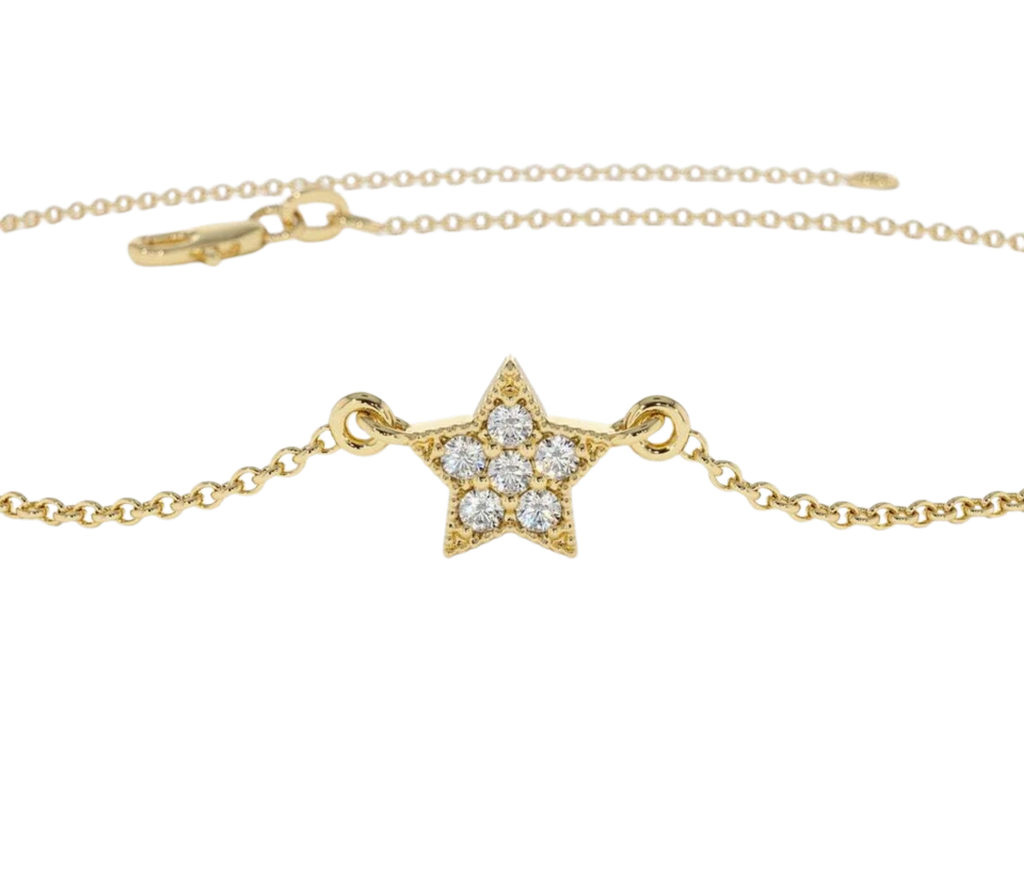 Astra-Lien Diamantarmband aus Gold mit elegantem Design