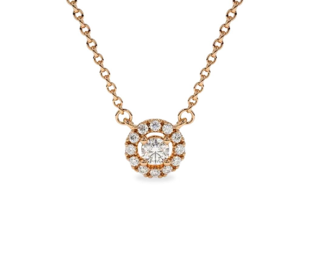 Ayla Diamant-kette aus Gold mit eleganten Details Schmuck.