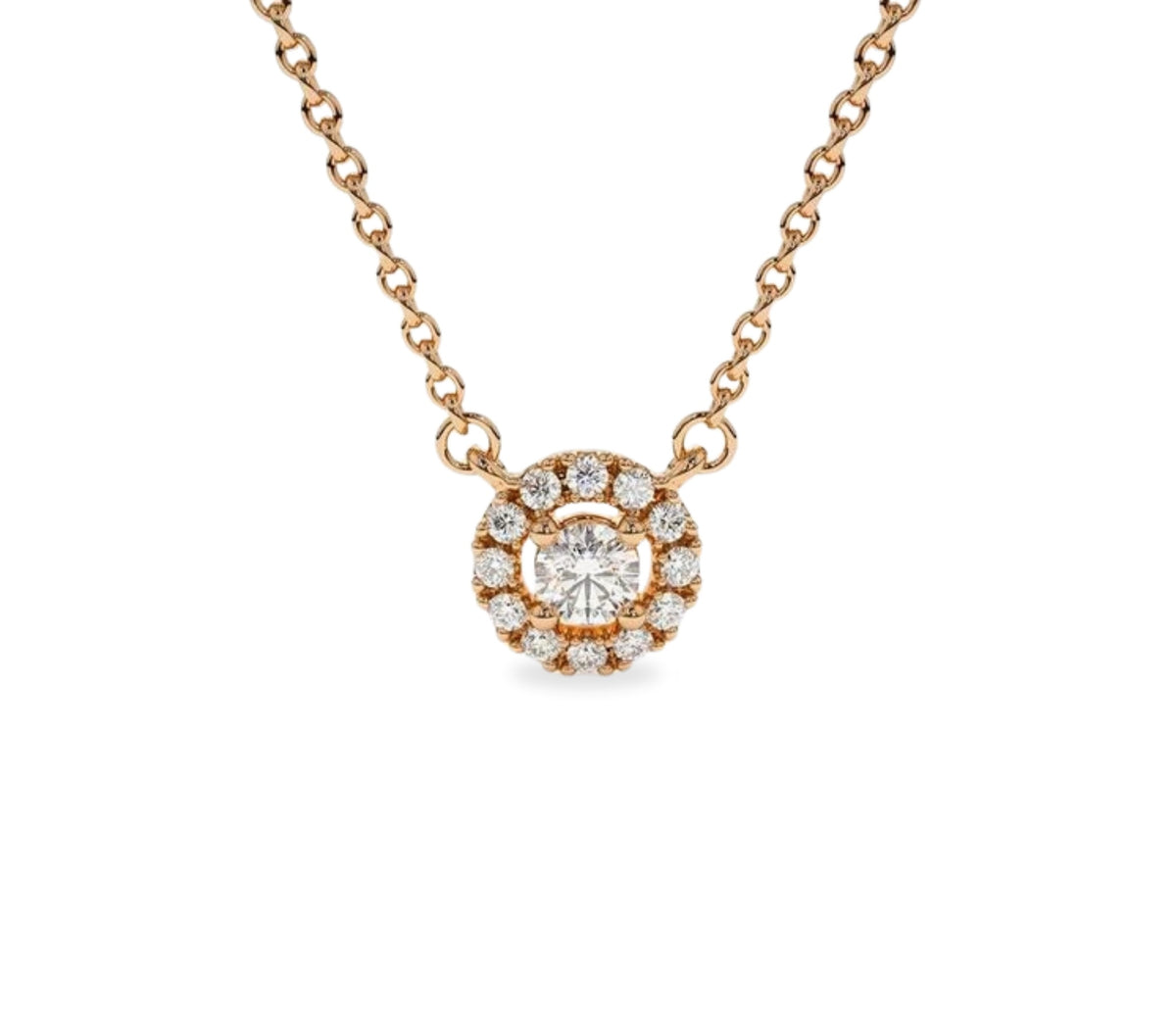 Ayla Diamant-kette aus Gold mit eleganten Details Schmuck.