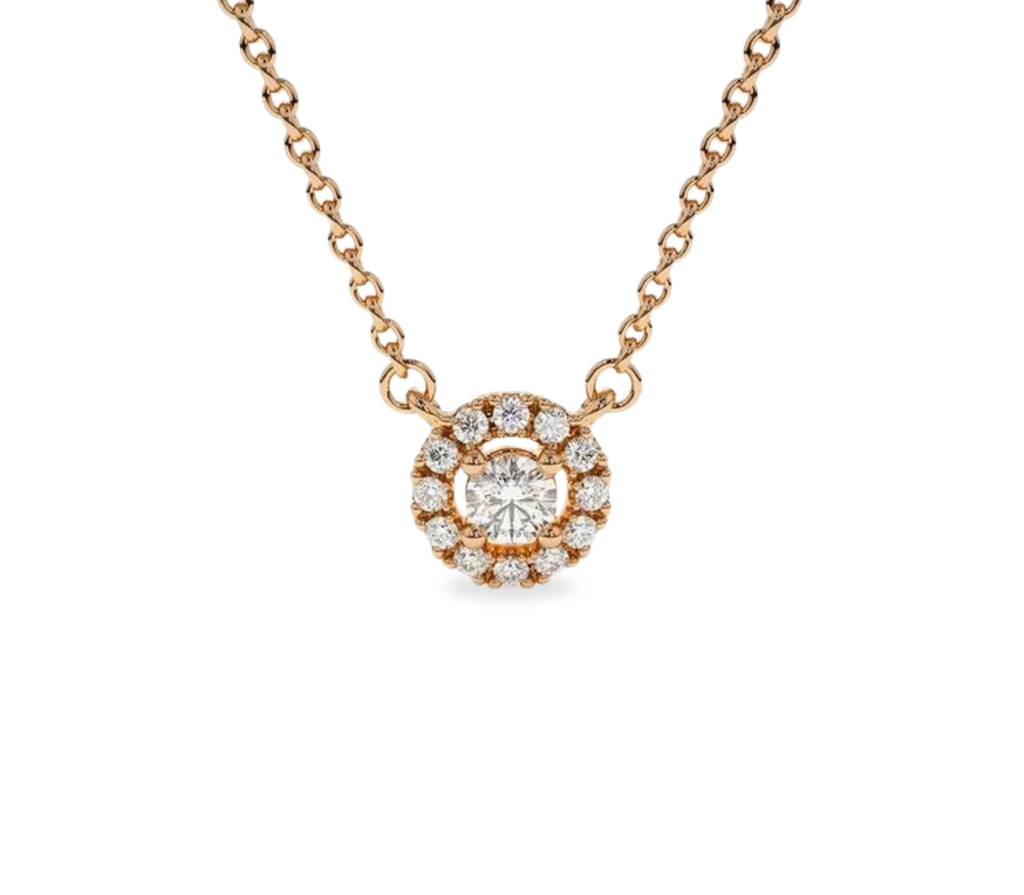 Ayla Diamant-kette aus Gold mit eleganten Details Schmuck.