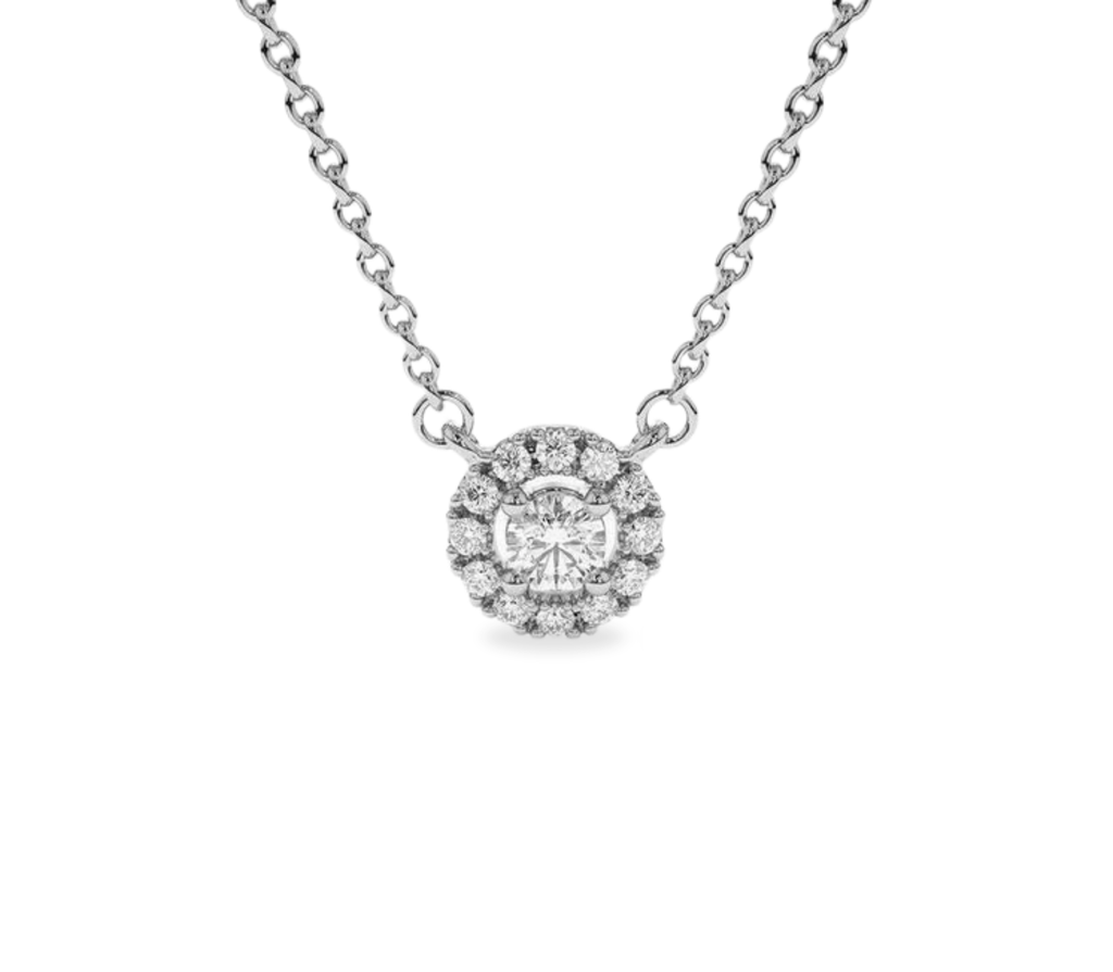 Ayla Diamant-kette aus Weißgold mit eleganten Details Schmuck.