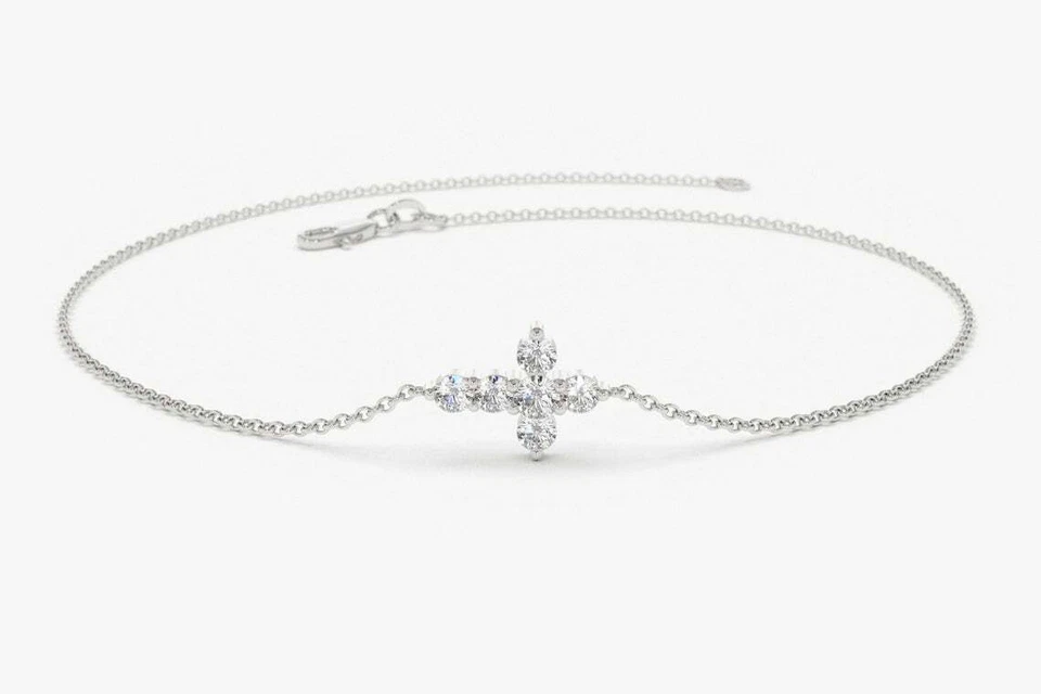 Bénédicte Diamant-Armband aus Silber mit funkelnden Akzenten