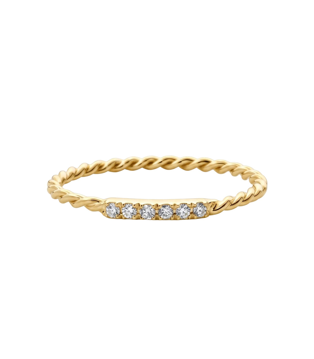 Braelle Diamantring aus Gold mit elegantem Design