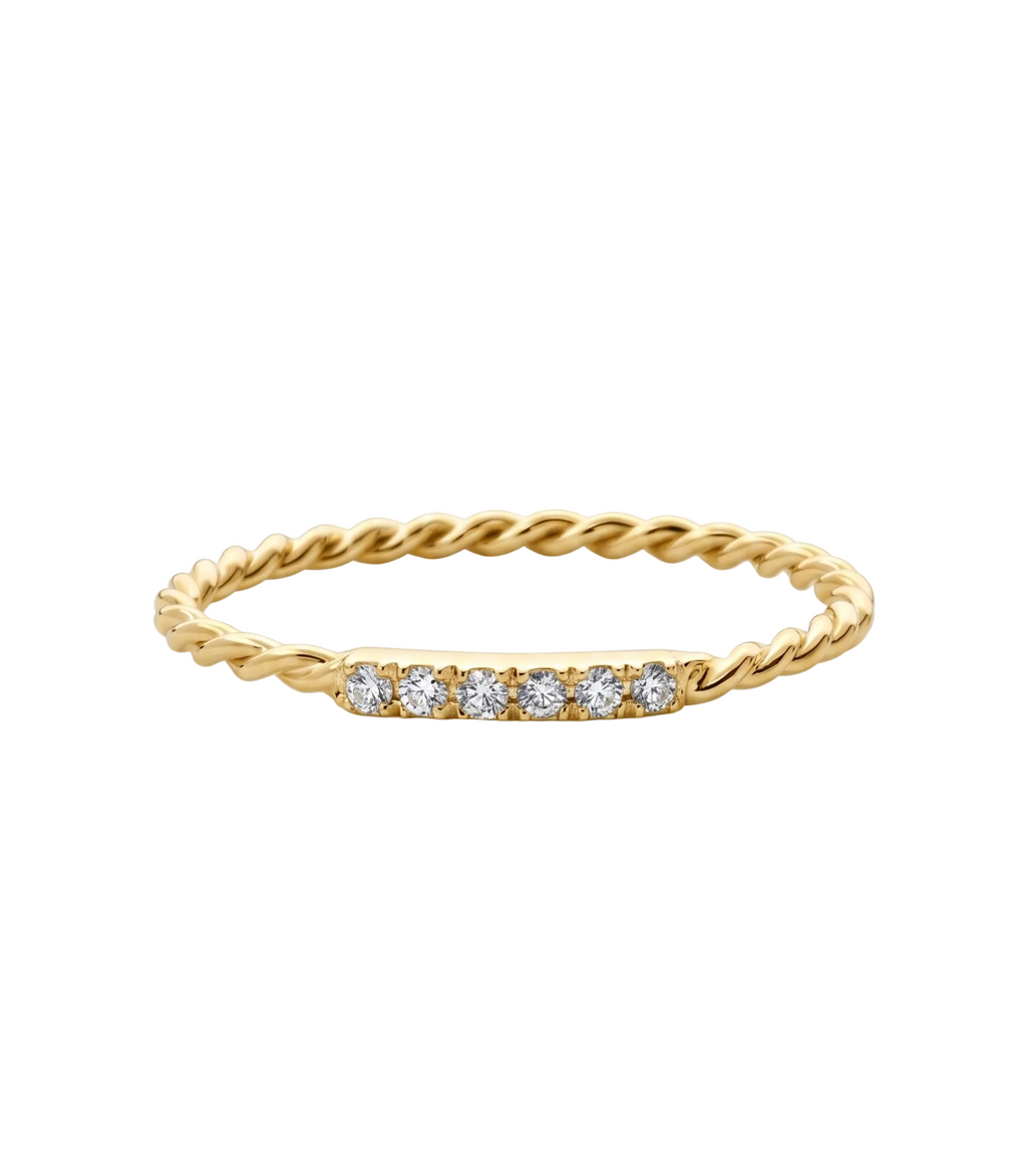 Braelle Diamantring aus Gold mit elegantem Design