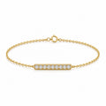 Goldarmband mit Diamanten