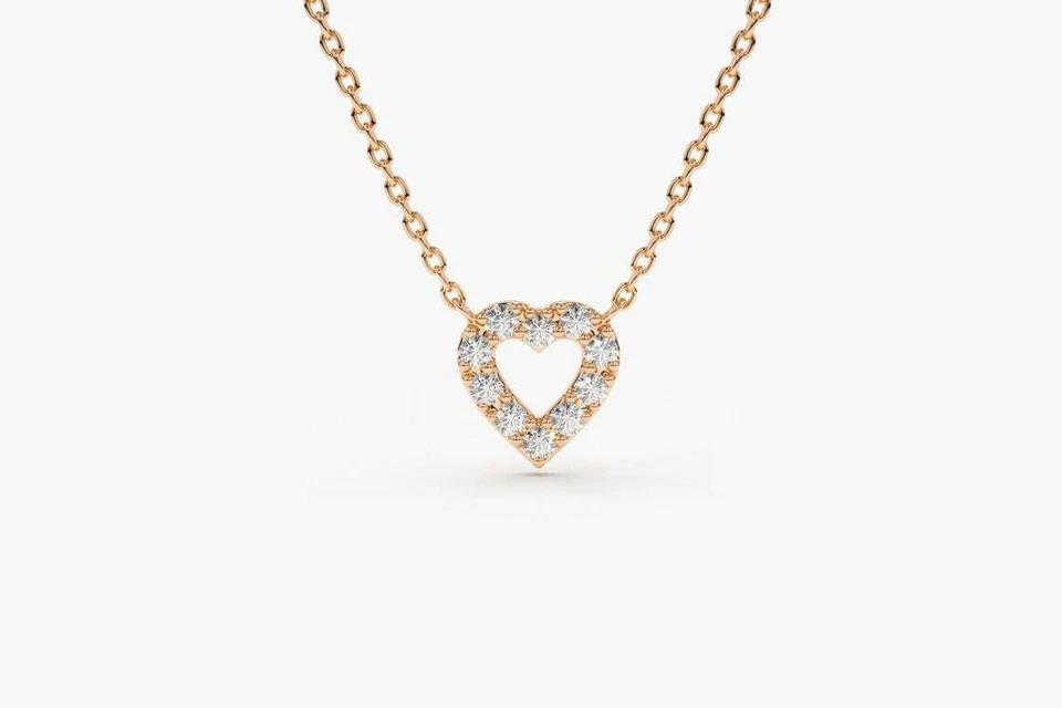 Corazon Diamantkette aus Roségold mit elegantem Design