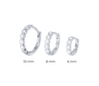 Cosmos Diamant-Creolen aus Gold mit elegantem Design