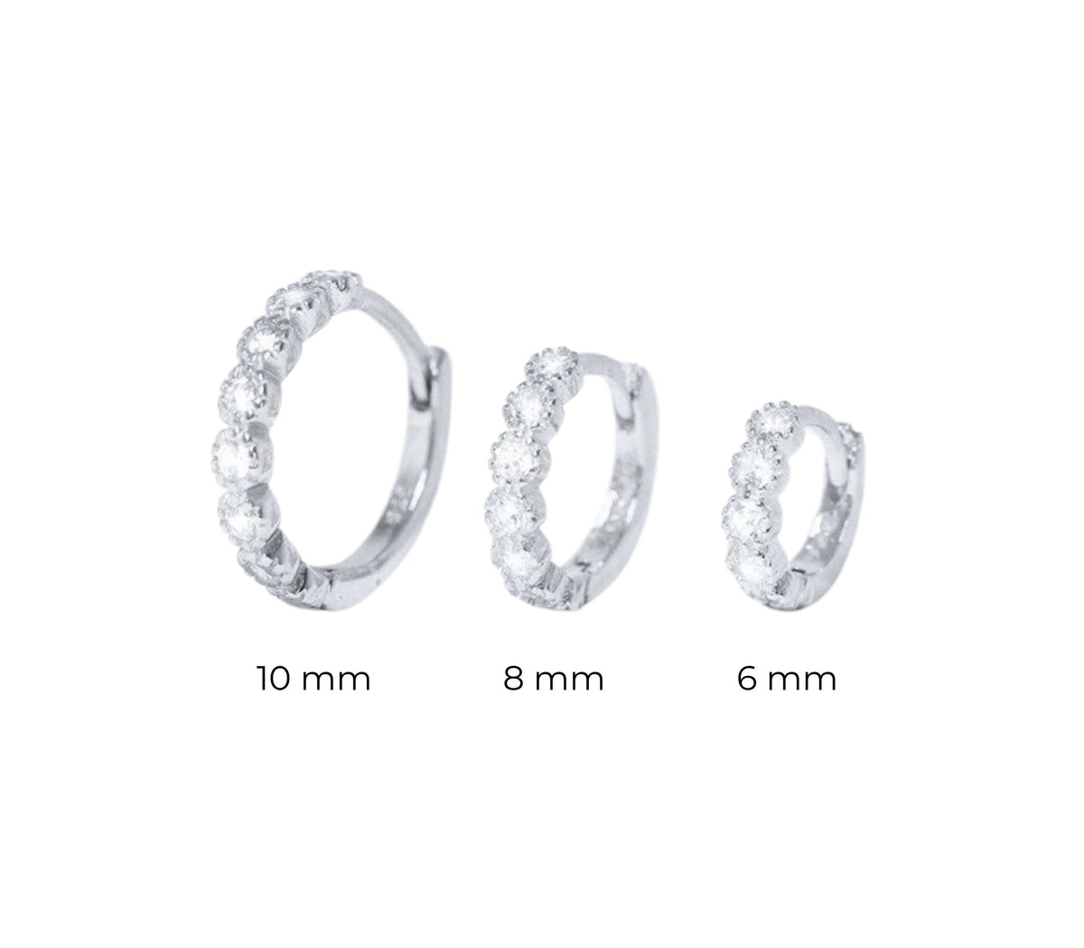 Cosmos Diamant-Creolen aus Gold mit elegantem Design