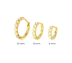 Cosmos Diamant-Creolen aus Gold mit elegantem Design