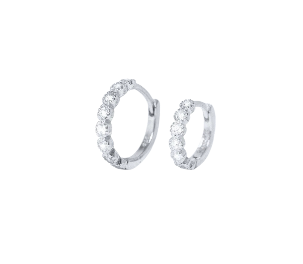 Cosmos Diamant-Creolen aus Gold mit elegantem Design