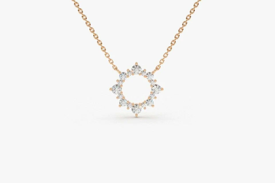 Cyra Diamantkette aus Roségold mit elegantem Design