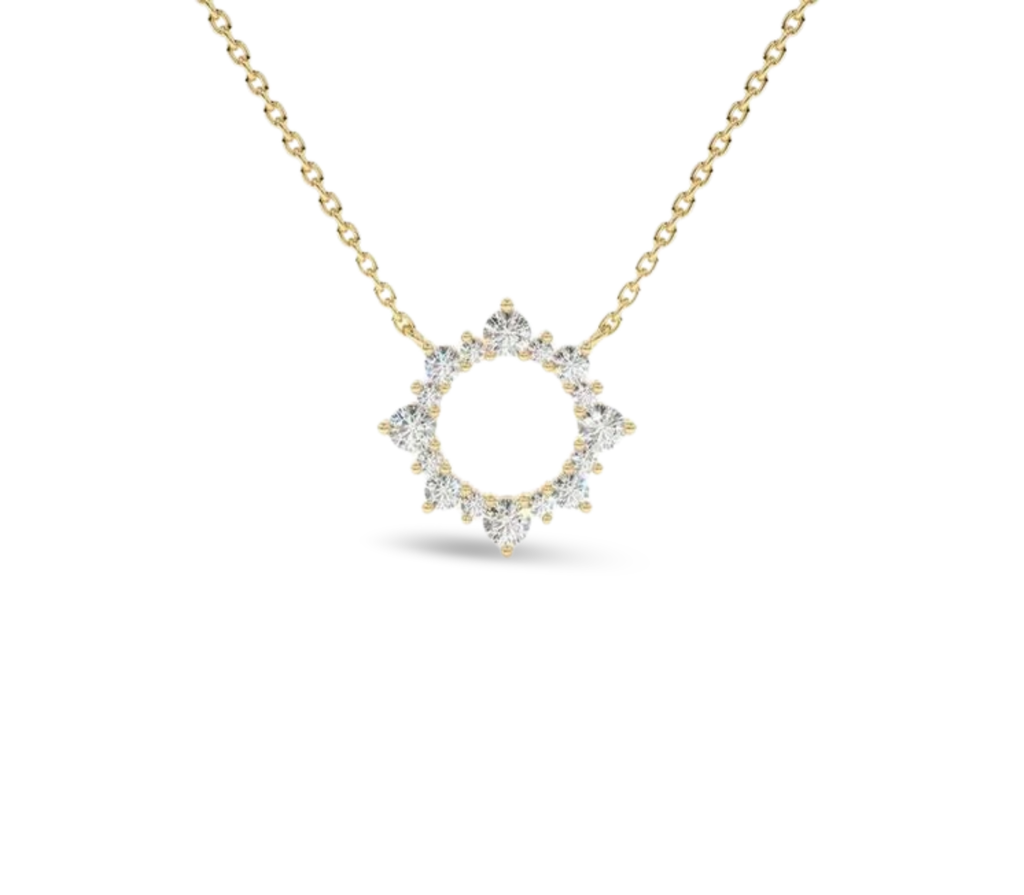 Cyra Diamantkette aus Gold mit elegantem Design