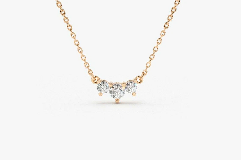 Daria Diamant-kette aus Rosegold mit funkelnden eleganten Akzenten