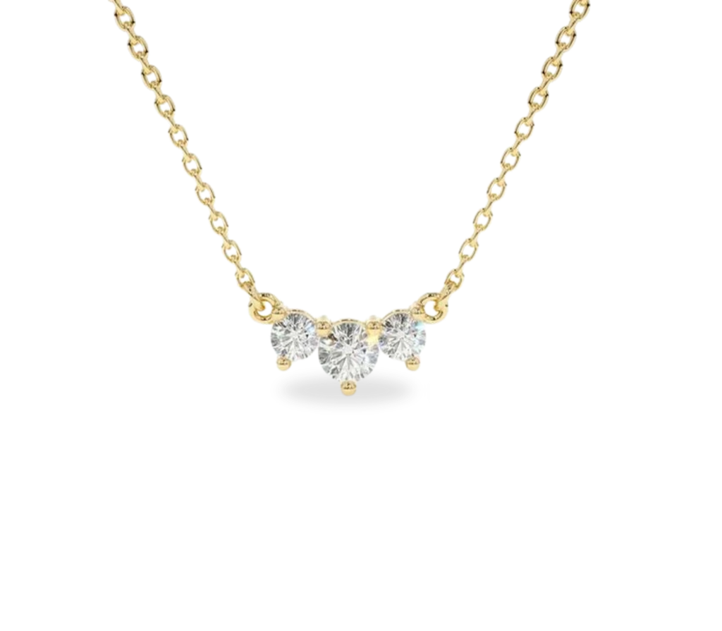 Daria Diamant-kette aus Gold mit funkelnden eleganten Akzenten