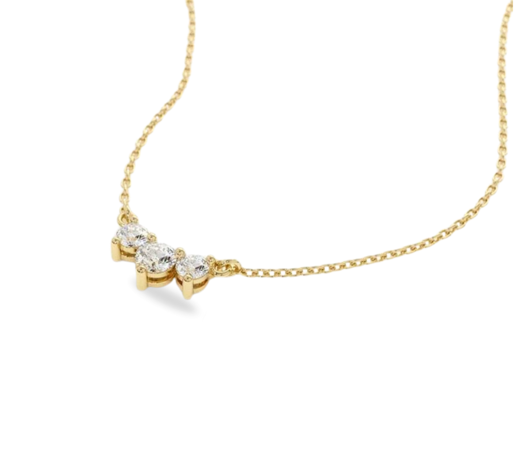 Daria Diamant-kette aus Gold mit funkelnden eleganten Akzenten
