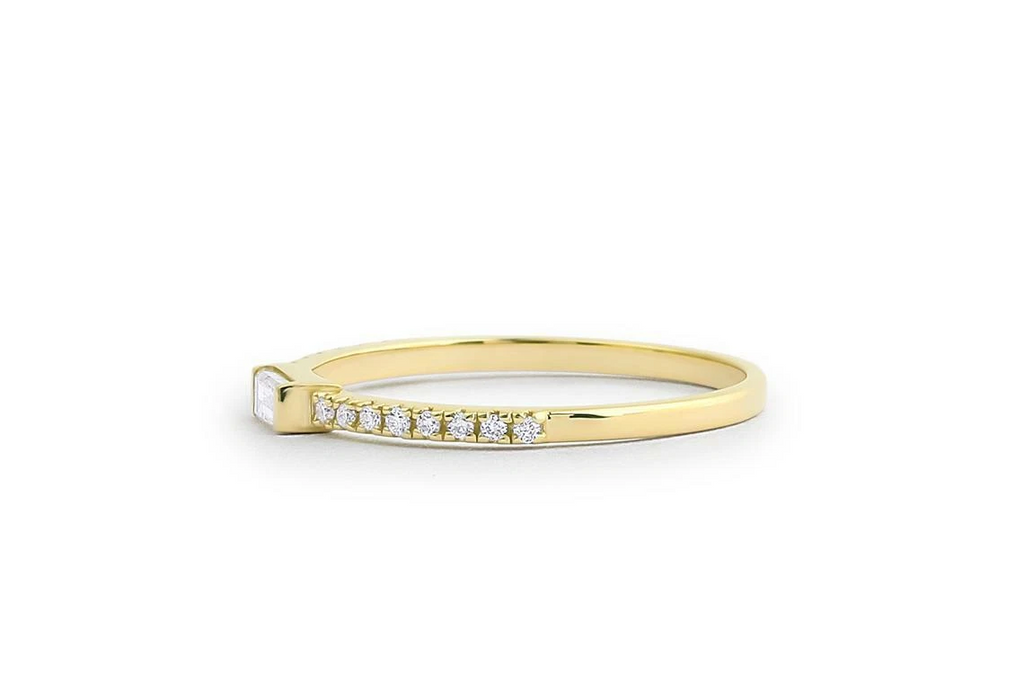 Durante Diamantring aus Gold mit elegantem Design